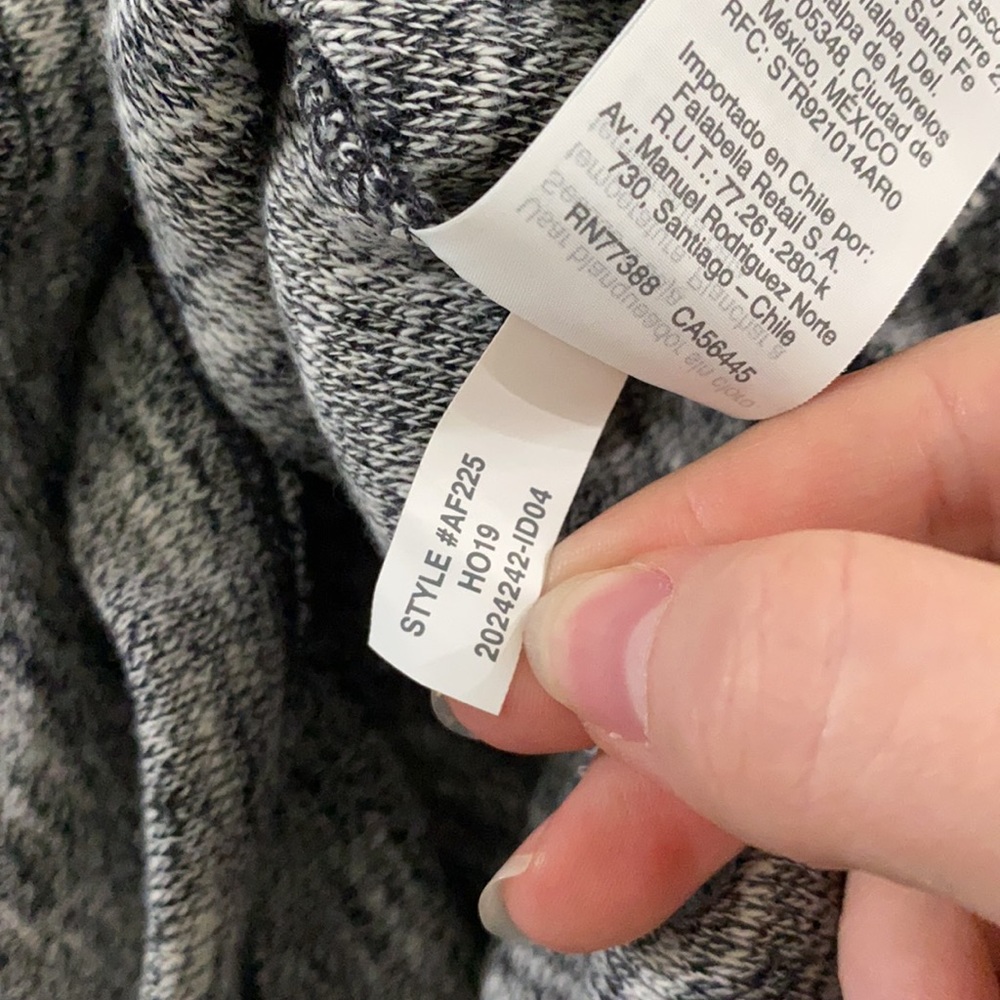 Madewell Heathered Gray Puff Sleeve Sweater Dress  size S - Picture 10 of 10